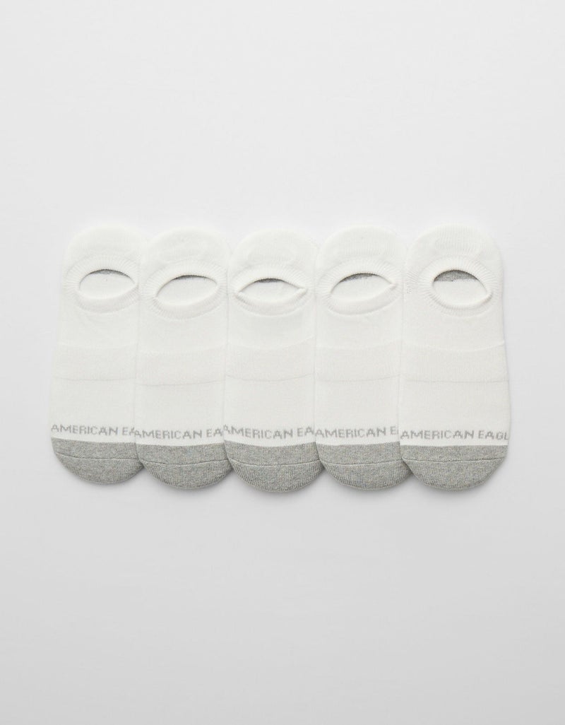 American Eagle AEO Terry Invisible Socks 5-Pack - Image 1