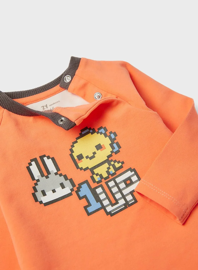 Zippy Infant Graphic Bodysuit