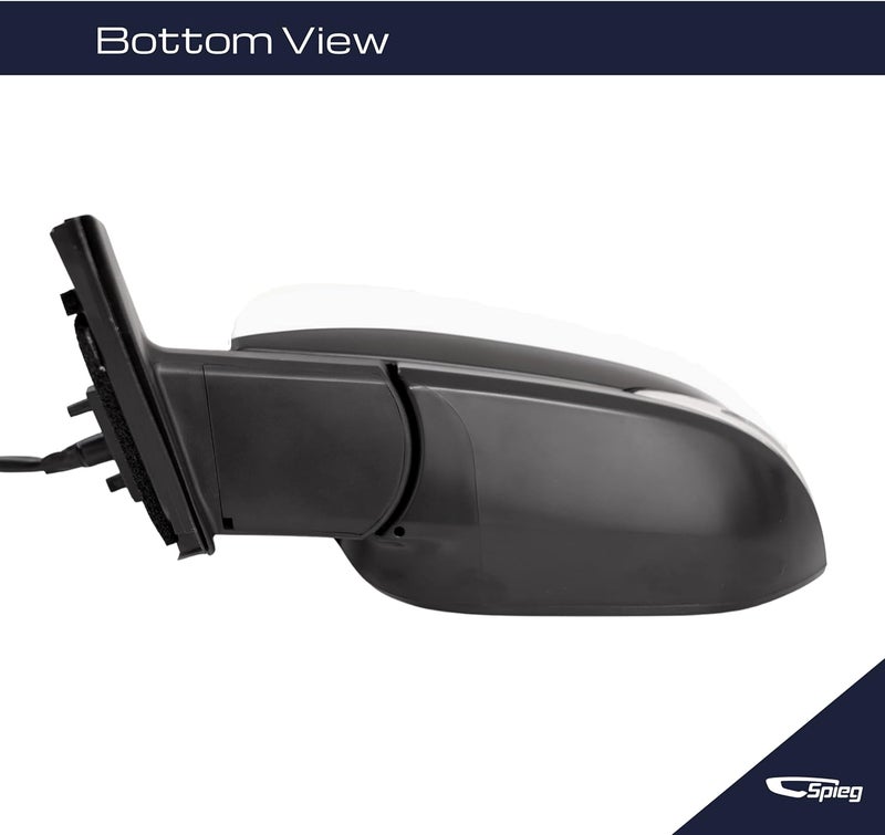 Spieg Driver Side Mirror for 2013-2015 Toyota RAV4 - Left Side View Mirror Assembly with Power Adjustment, Heated Turn Signal Light, Manual Fold, Painted White - Image 5