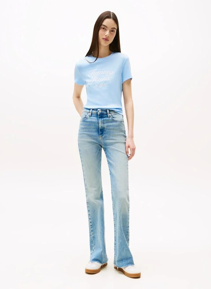 TOMMY JEANS Logo Crew Neck T-Shirt