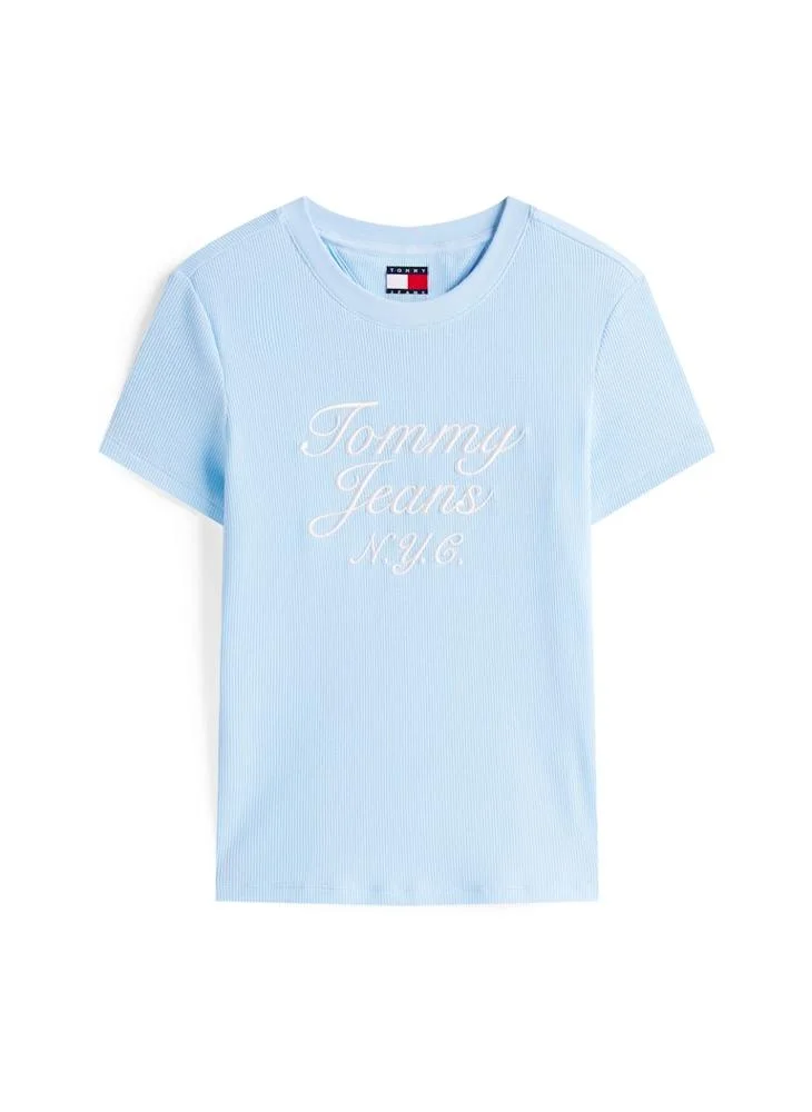 TOMMY JEANS Logo Crew Neck T-Shirt