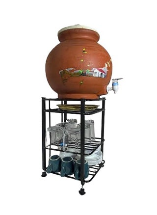 A to Z Hub Gt Metal Square 3Tier Water Pot Stand Organize With Style Securely Cradle Pots BuiltIn Dish And Glass Storage Durable Adjustable AntiScratch Countertop Tiered Shelf - pzsku/ZEB047060EA499AAD3315Z/45/1748265259/9ae906be-c060-4a71-8e56-a7050ff87f01