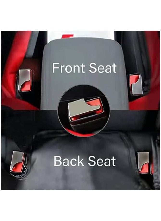 MIRFA - 2 Pcs Car Seat Belt Buckle Alarm Stopper Clip Clamp - Image 1