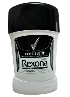 Rexona Rexona Men Anti-Perspirant Stick Deodorant Invisible Black And White 50 ml 