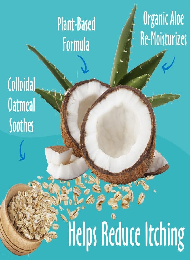 ايرث باث بلسم إيرثباث بالشوفان والصبار - بلسم للكلاب لعلاج الحساسية والحكة وجفاف الجلد، يساعد على فك التشابك وتخفيف الحكة، صنع في الولايات المتحدة الأمريكية، بلسم للحيوانات الأليفة خالٍ من القسوة - 16 أونصة (عبوتان) - Image 2