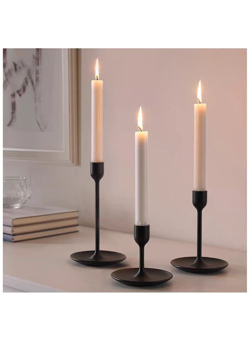 Ainawo 3-Piece Candlestick Set Black 18/12/21CM - Image 3