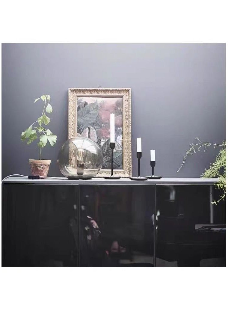 Ainawo 3-Piece Candlestick Set Black 18/12/21CM - Image 5