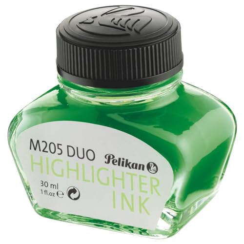 Pelikan Highlighter Fountain Pen Ink 30Ml, Green - Image 3
