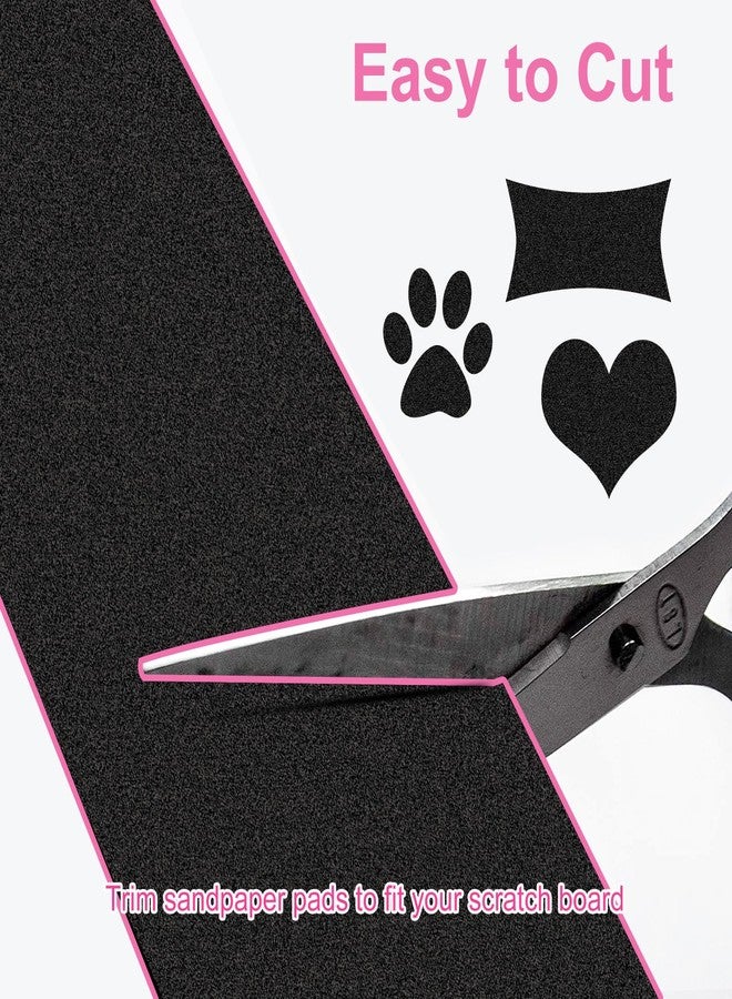FL Falatier Self Adhesive Emery Paper, Dog Scratch Pad Replaceable Stickyback Sandpaper Nail Files for Pet Manicure & Pedicure- Trim 100Grit 15.4 * 10 inches 3pack - Image 2