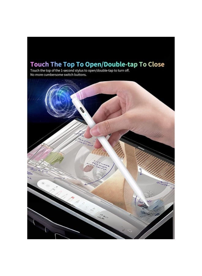 ACLIX Stylus Pen for iPad 6th–10th Gen, iPad Pro 11"/12.9" M4, iPad Air 3/4/5/M2, Mini 5/6 – Active Pencil with Fast Charging, Palm Rejection, Tilt Sensitivity – 2018–2024 - Image 3