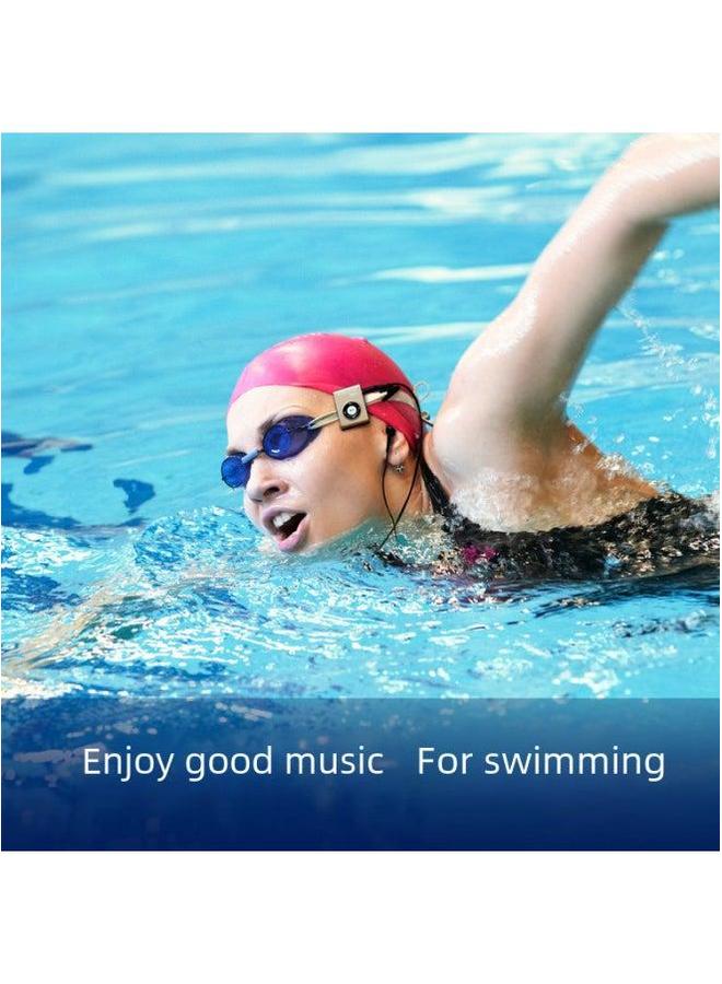 Waterproof Mp3 Player Swimming Headset Sports Underwater Digital Computer/mp3/mp3-Body Color:Orange-Memory Capacity:8GB - Image 2