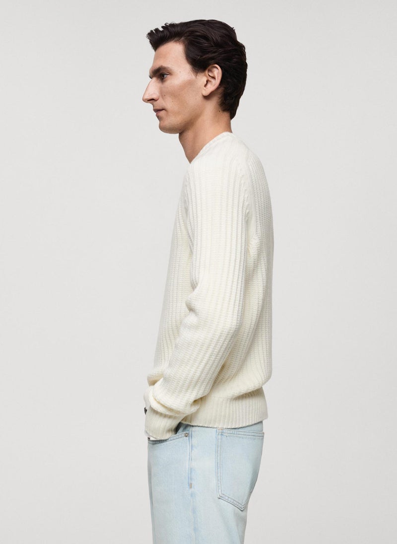 Mango Man Crew Neck Pullover Sweater  - Image 3