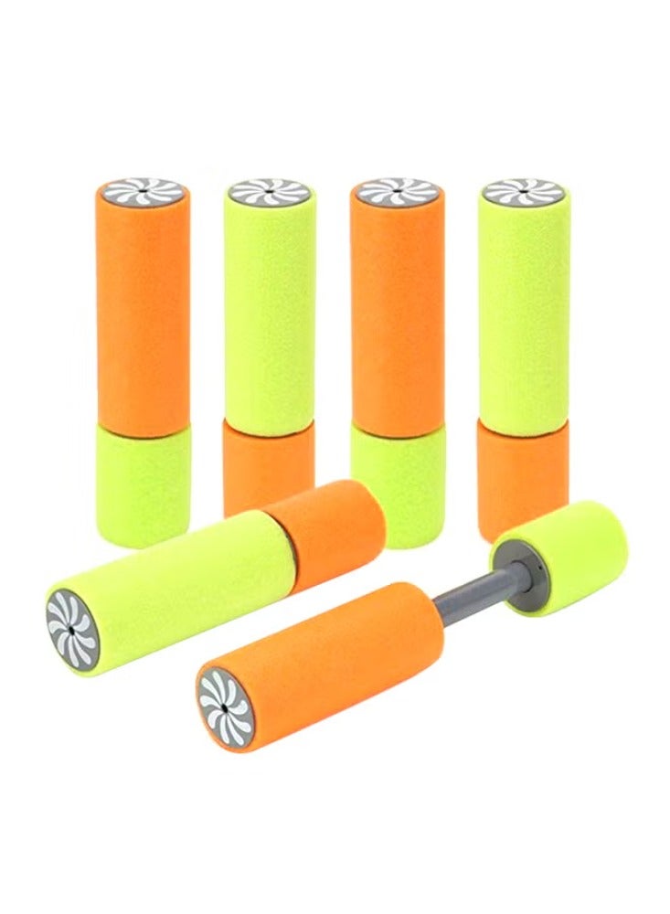 Dreamzon مجموعة ألعاب مسدسات ماء فوم 6 قطع للترفيه والمرح 15x4x4 سم - Image 1