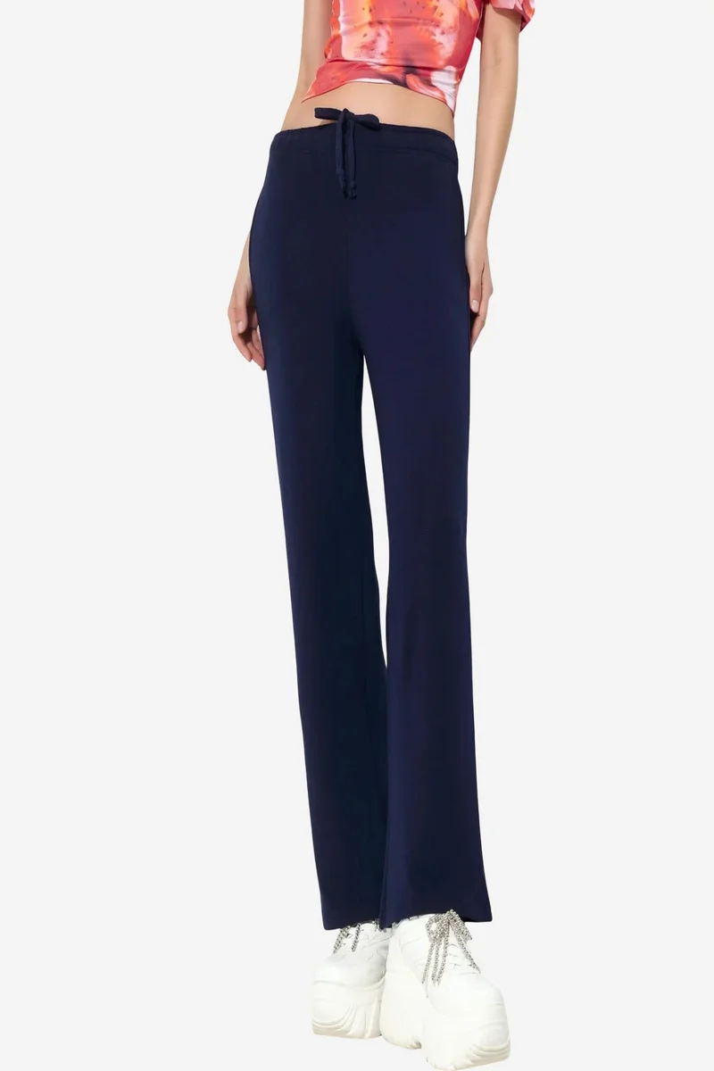BUSEM Wide-Leg Pull-On Sweatpants