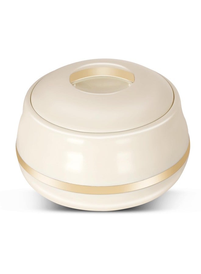 JAYPEE Alisa Neo 1750 ml Insulated Inner Stainless Steel Casserole| BPA Free | Food Grade | Easy to Carry | Easy to Store | Ideal for Chapatti | Casserole for roti, Best for Gifting Purpose,Golden - Image 1