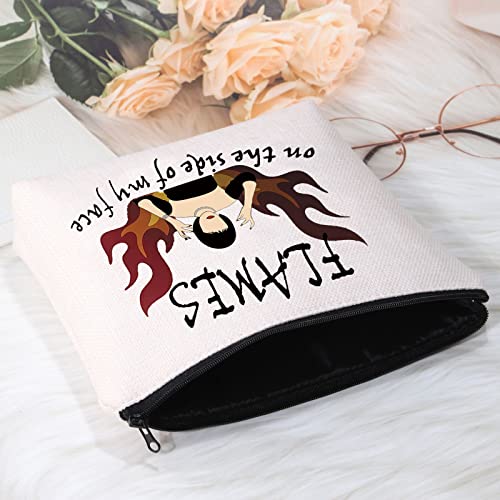 POFULL White Madeline Kahn Clue Flames Gift Flames On The Side Of My Face Zipper Pouch Bag Clue Movie Flames Gift (Flames On The Side Of My Face bag) - Image 4