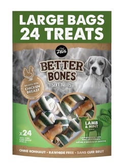 Zeus Better Bones Lamb and Mint Wrap Bones 24Pk  - Image 1