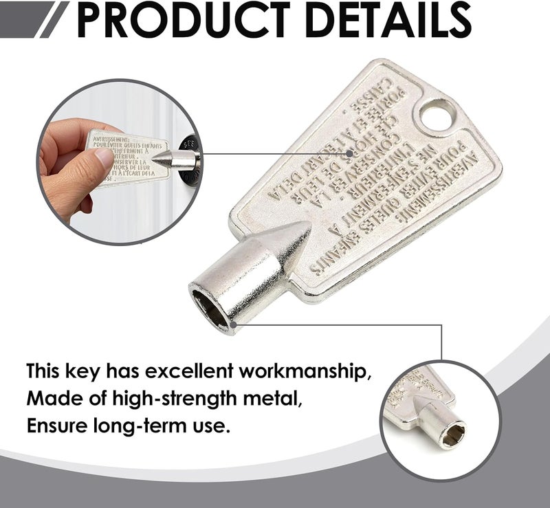 Duoxiate 216702900 Freezer Door Keys, Heavy-Duty Metal Replacement Key for Frigidaire, Kenmore, Crosley & More, Secure Fit for Standard Freezer Locks, Compatible with AP4301346 PS1991481 297147700, Pack of 2 - Image 4