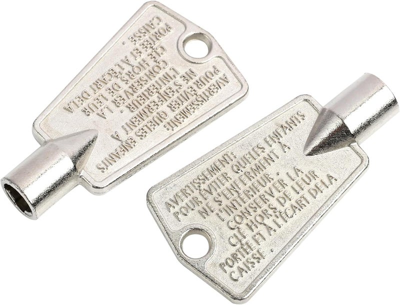 Duoxiate 216702900 Freezer Door Keys, Heavy-Duty Metal Replacement Key for Frigidaire, Kenmore, Crosley & More, Secure Fit for Standard Freezer Locks, Compatible with AP4301346 PS1991481 297147700, Pack of 2 - Image 1