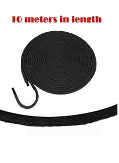 Y&D 2 Roll 10M Soft Black Cotton Rope, for Wall Hanging, Decor Crafts Projects Macrame Knotting and Home Decoration  - Image 5