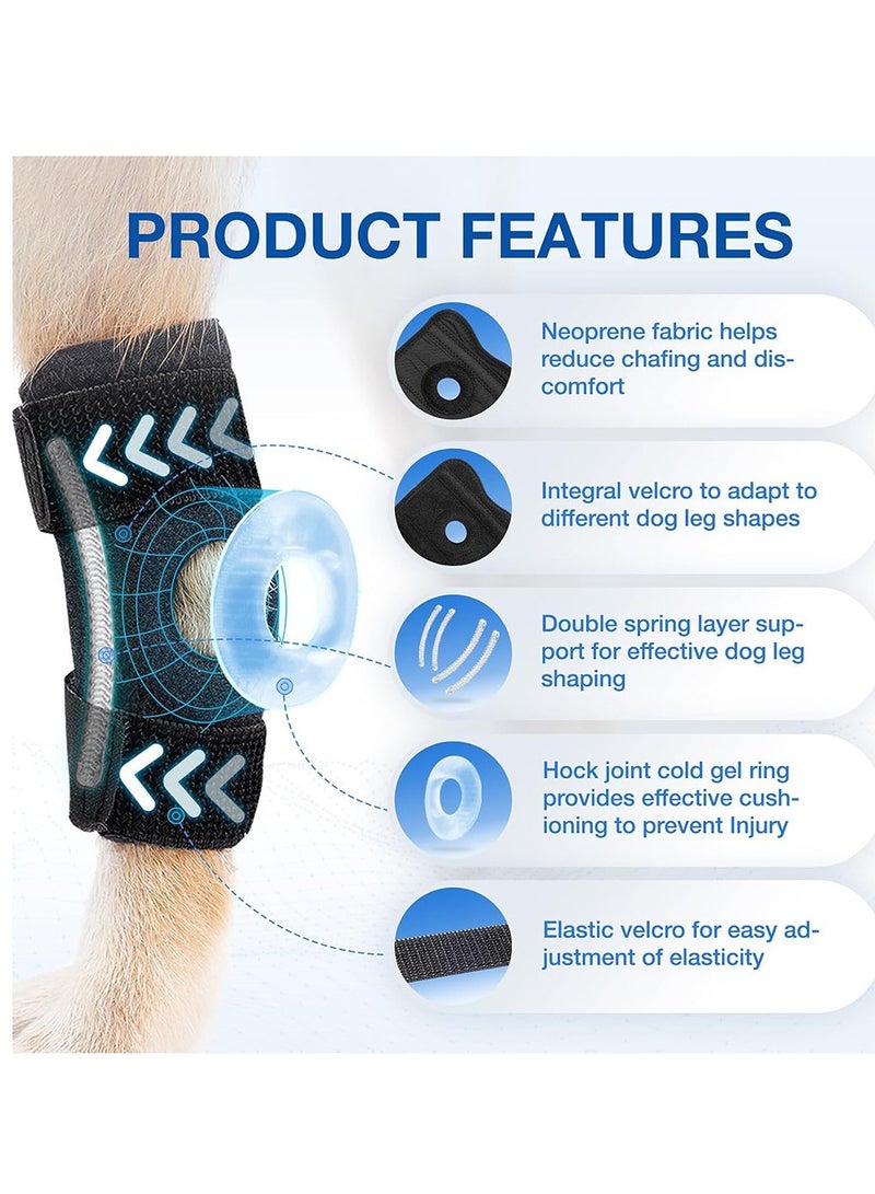 عام رباط ساق الكلاب بعد الجراحة والإصابات - دعامة وداعم للساق الخلفية وواقٍ للركبة - Image 3