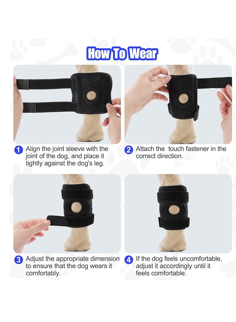 عام رباط ساق الكلاب بعد الجراحة والإصابات - دعامة وداعم للساق الخلفية وواقٍ للركبة - Image 5