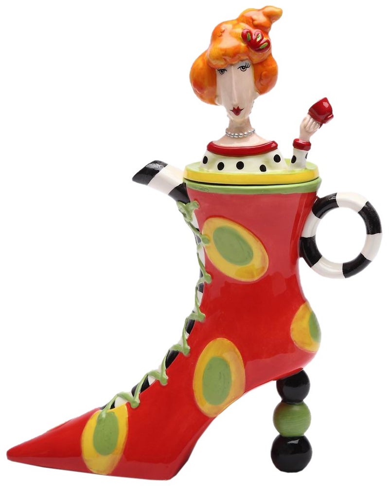 Appletree Design Afternoon Tea Lady Teapot 858Inch