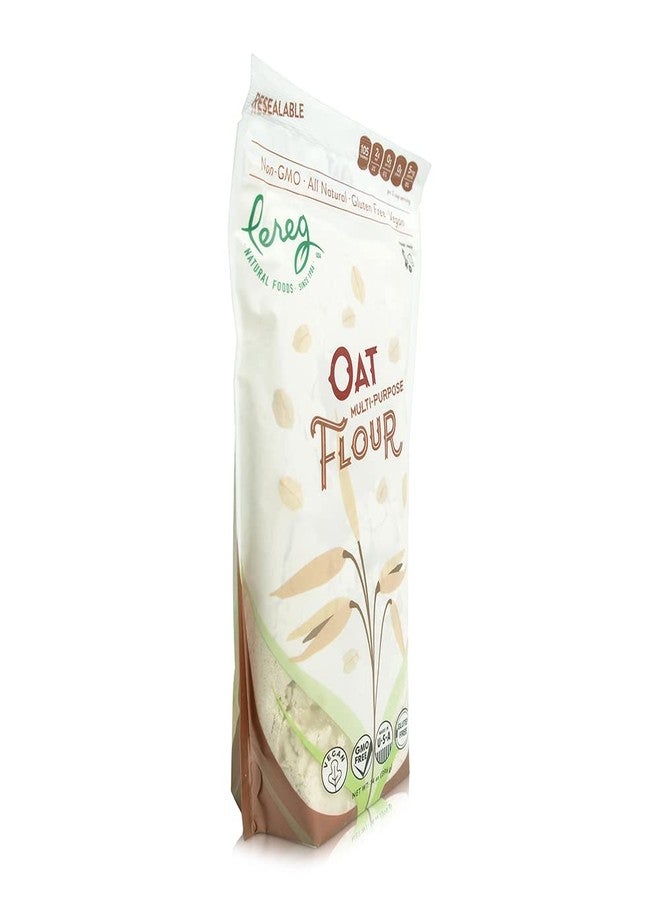 Pereg Multi-Purpose Oat Flour (14 oz) - Made From Fresh Whole Grain Oats - Use in Cakes, Cookies, Bread, Pancakes - Vegan, Non-GMO, Grain Free, Nut Free & Gluten-Free Flour - Image 4