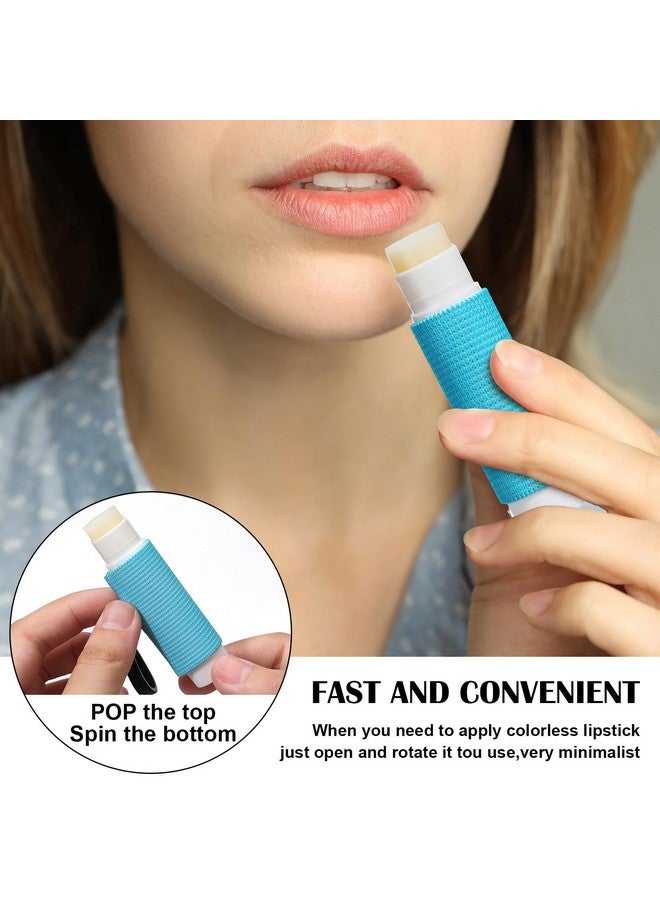 سوريو سلسلة مفاتيح لحمل مرطب الشفاه من Sureio، تحتوي على 10 قطع، وحامل أحمر شفاه مدمج بمشبك، وحامل ملمع شفاه (ألوان ترابية) (ألوان زاهية) - Image 3