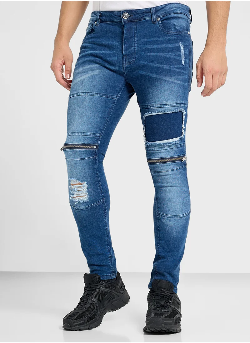 BRAVE SOUL Denim Skinny Fit Jeans