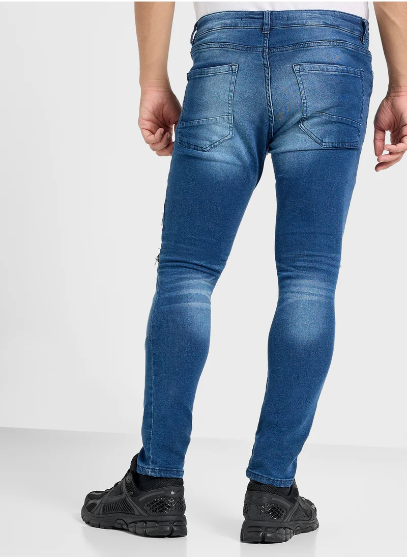 BRAVE SOUL Denim Skinny Fit Jeans