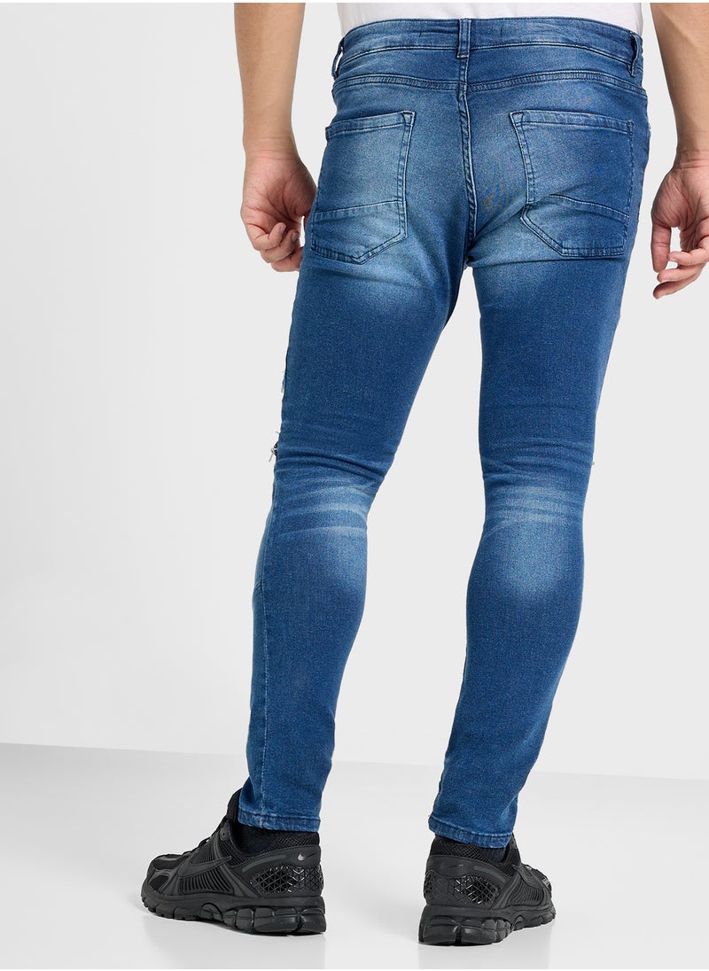 BRAVE SOUL Denim Skinny Fit Jeans  - Image 2