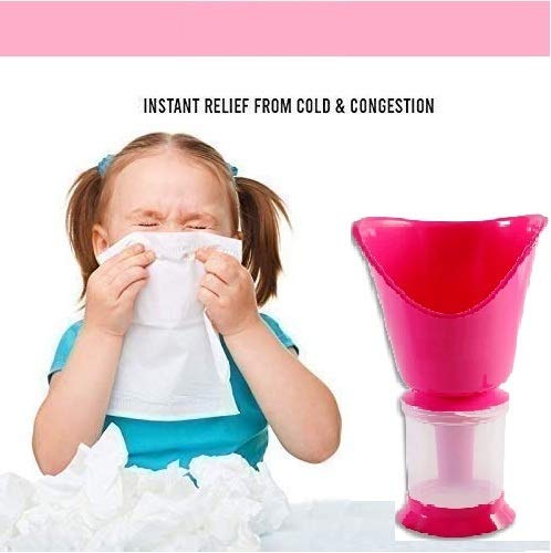 PARIDHI PARIDHI 3 In 1 Steam VaporizerFacial Sauna Nose Steamer Cough Steamer Nozzle Inhaler Nose Vaporizer Machine For Cold and Cough For Every Age Multicolour - Image 5