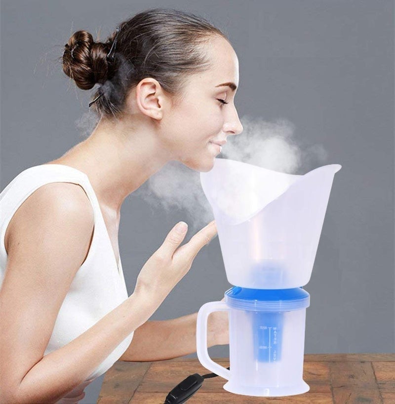 PARIDHI PARIDHI 3 In 1 Steam VaporizerFacial Sauna Nose Steamer Cough Steamer Nozzle Inhaler Nose Vaporizer Machine For Cold and Cough For Every Age Multicolour - Image 4
