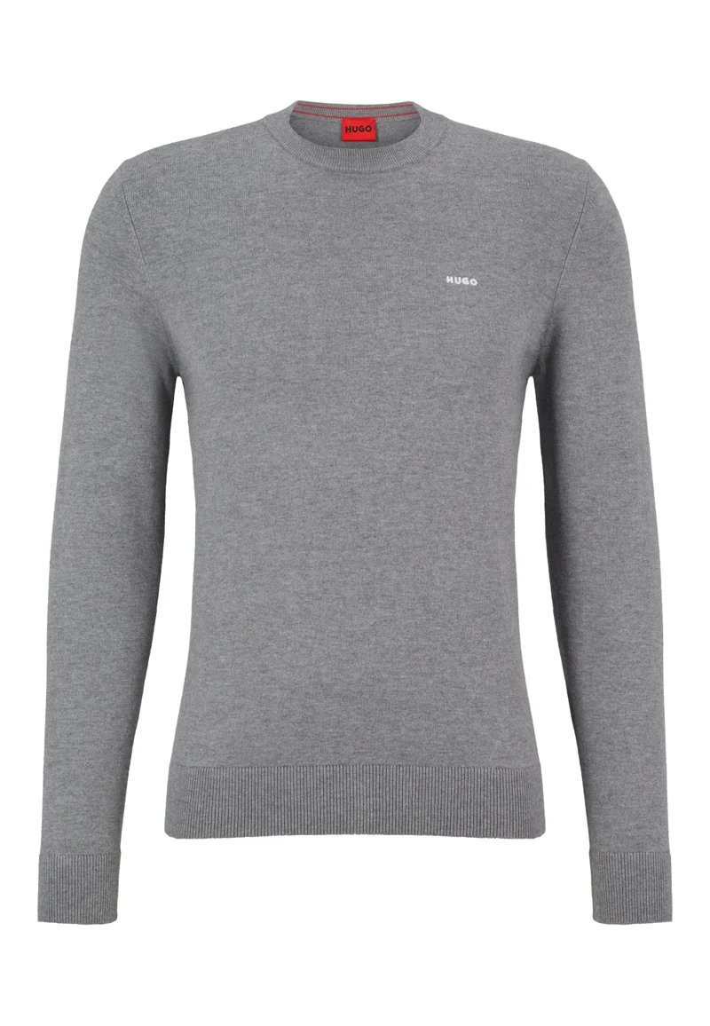 HUGO Regular-fit sweater in a cotton blend