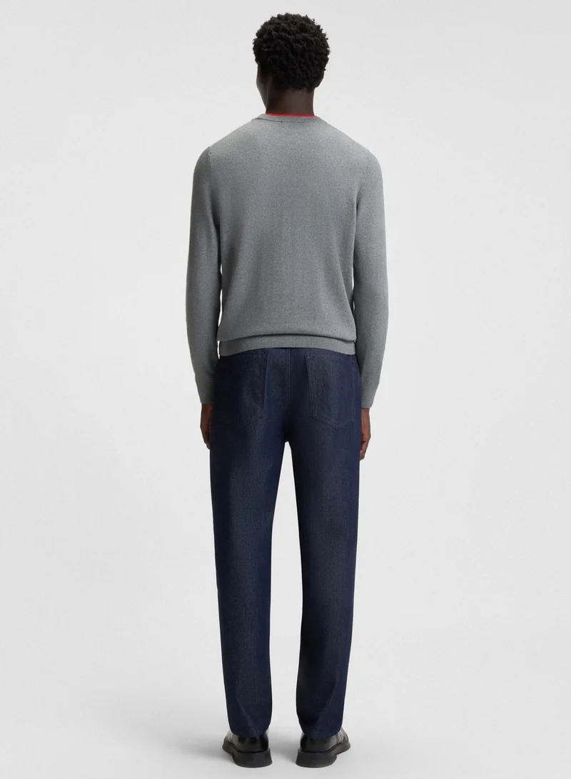 HUGO  Regular-fit sweater in a cotton blend for Men | Best Price UAE