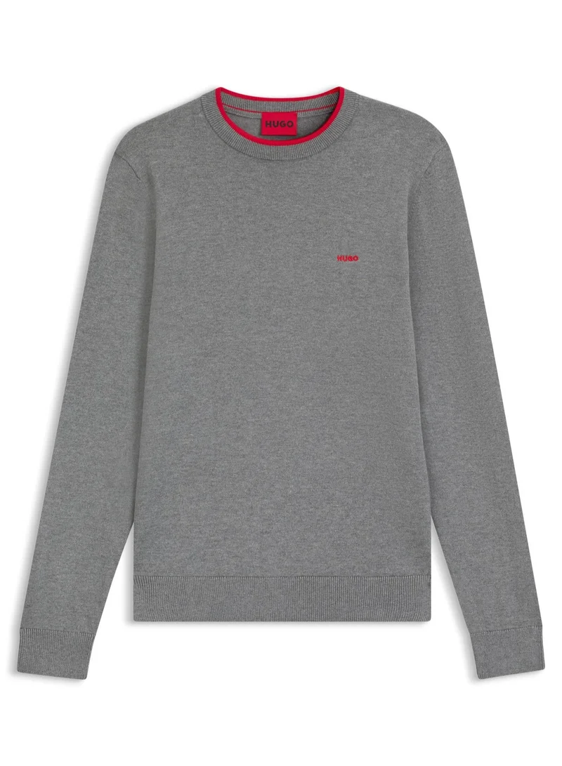 HUGO  Regular-fit sweater in a cotton blend for Men | Best Price UAE