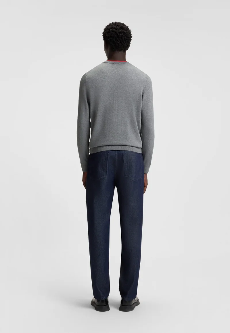 HUGO Regular-fit sweater in a cotton blend