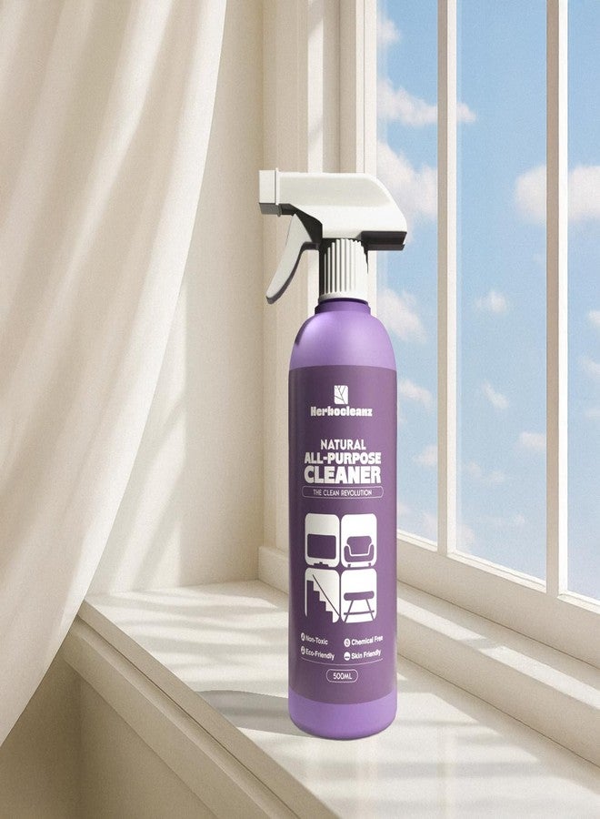 HERBOCLEANZ Natural All-Purpose Surface Floor, Tile, Marble Floor Cleaner, Office | Home - Deep Cleaning, Multi-Surface Safe, Non-Toxic, Kid & Pet-Friendly, 500 ML - Image 3