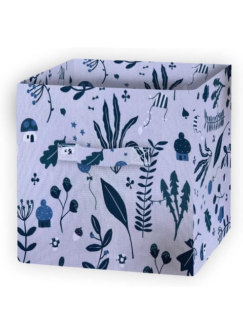 Somer Field - 01 Piece , Storage Box Fabric Foldable Storage Cube Boxes (Size 30x30x30 Cm) with Handle - Ideal for Home, Office and Every Day Use - Best Buy (Model 01)