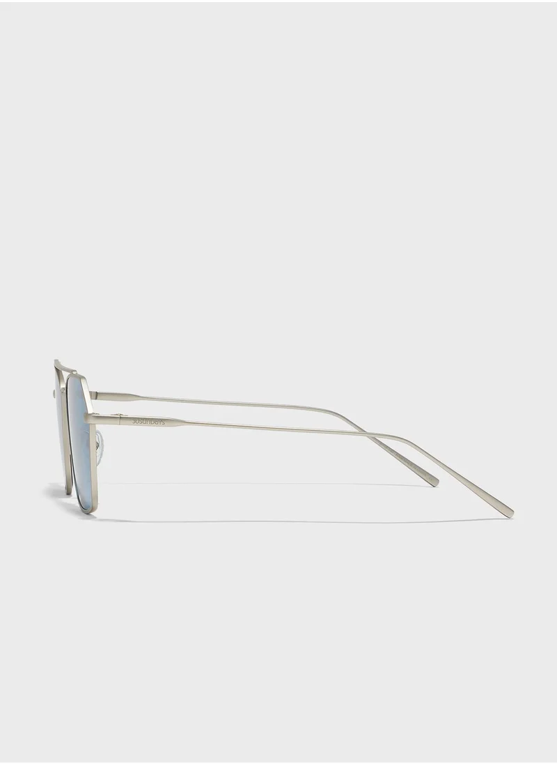 30 سندايز FIGARO Geometric Aviator Sunglasses