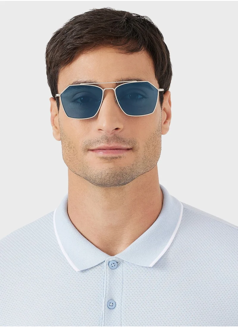 30 سندايز FIGARO Geometric Aviator Sunglasses