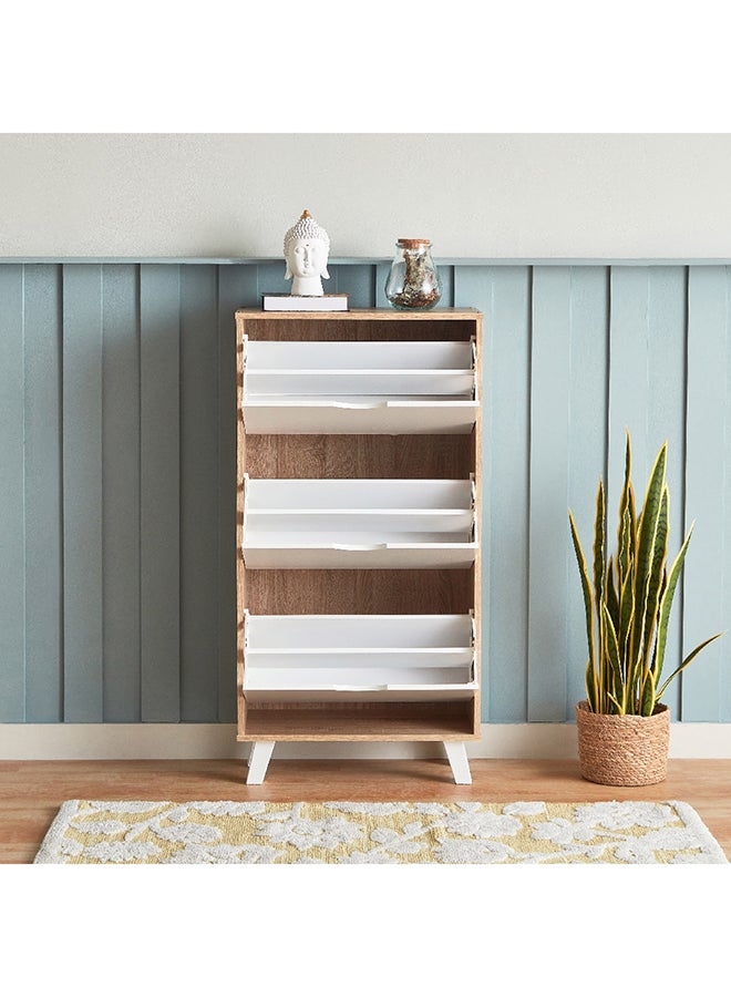 Home Box Alford Albany 18-Pair 3-Tier Shoe Cabinet 60 x 120 x 30 cm - Image 4