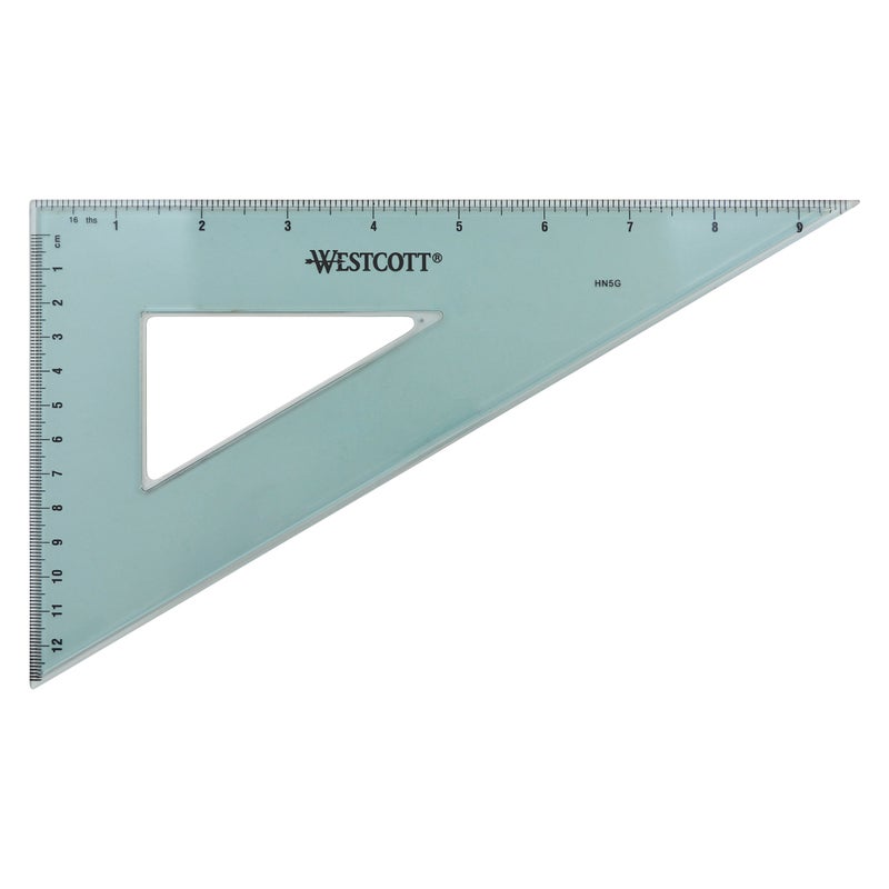 Westcott C-thru Kt-80 Student 30/60/90 Triangle 9.75 in - Image 1