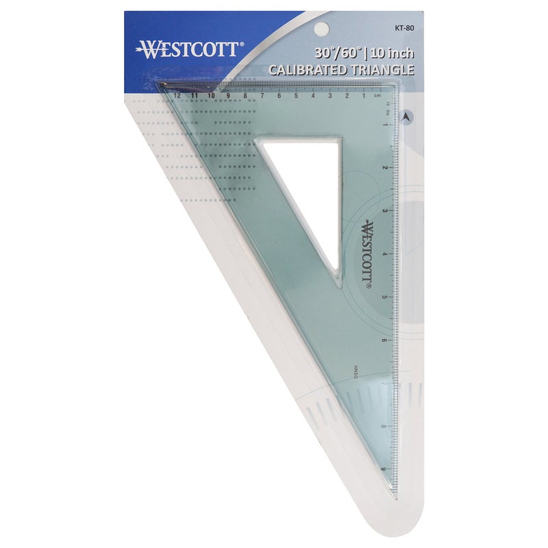Westcott C-thru Kt-80 Student 30/60/90 Triangle 9.75 in - Image 2