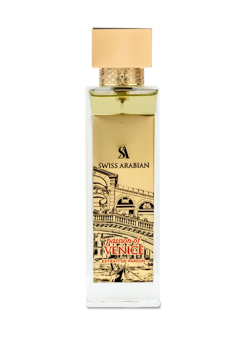Passion of Venice Extrait de Parfum, 100ml, Premium Quality Perfume, Unisex Fragrance, Woody, Musky, Luxurious Blend Perfume for Women and Men
