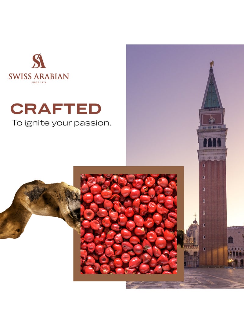 Passion of Venice Extrait de Parfum, 100ml, Premium Quality Perfume, Unisex Fragrance, Woody, Musky, Luxurious Blend Perfume for Women and Men