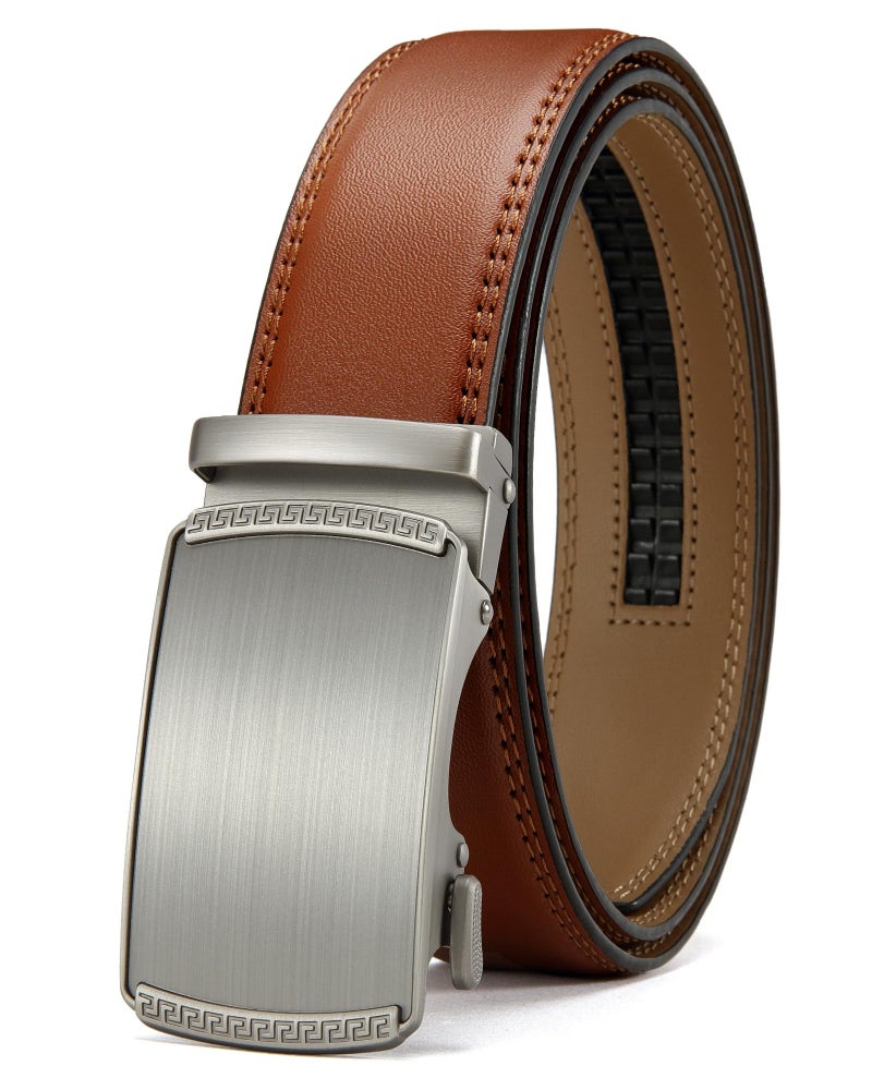 CHAOREN Mens Belt Leather Ratchet Belt - Customizable Fit, Effortless Style (35mm) - Image 1