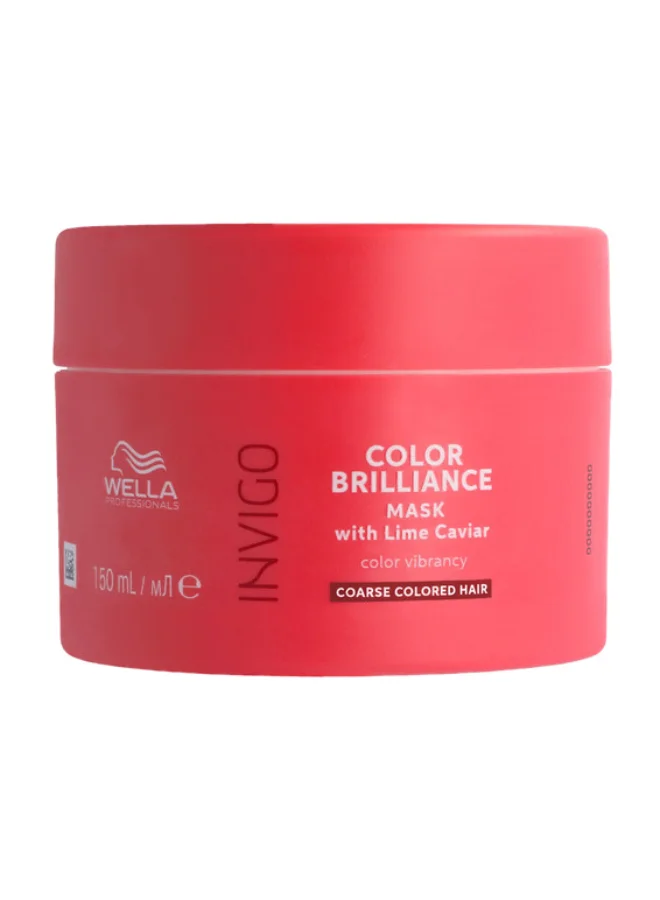 Wella Professionals Invigo Color Brilliance Vibrant Color Mask 150Ml - For Coarse Hair