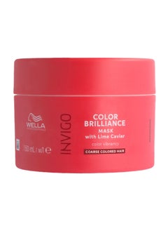 Wella Professionals Invigo Color Brilliance Vibrant Color Mask 150Ml - For Coarse Hair  - Image 1